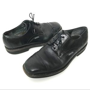 Mephisto 7 US Black Air Relax Cap Toe Oxford Shoes